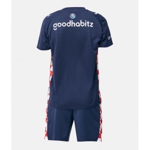 PSV Eindhoven Udebanetrøje Børn 2025-26 Kortærmet (+ Korte bukser)